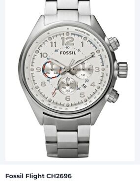 Fossil Flight Watch- like new (CH2696)